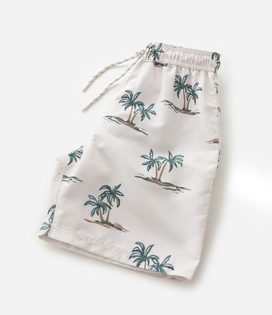 Bermuda Playera Infantil con Estampa de Palmeras Mini Íconos - Talle 5 a 14 años 6