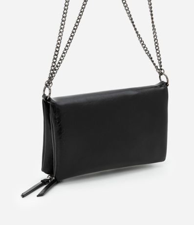 Cartera Transversal Mediana con Asa de Cadenas