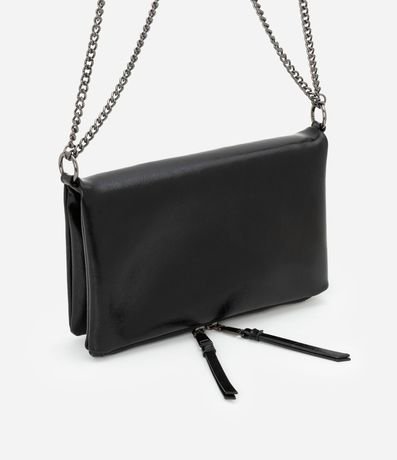 Cartera Transversal Mediana con Asa de Cadenas 6