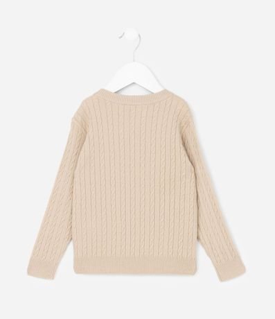 Conjunto Infantil en Efecto Punto con Corazón Bordado – Talle 1 a 5/6 años 3