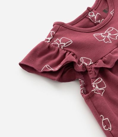 Conjunto Infantil Bata con Bolsillos y Estampado De Moñitas – Talle RN A 18 Meses 11