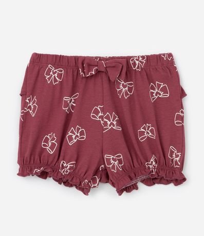 Conjunto Infantil Bata con Bolsillos y Estampado De Moñitas – Talle RN A 18 Meses 4