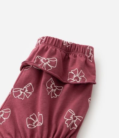 Conjunto Infantil Bata con Bolsillos y Estampado De Moñitas – Talle RN A 18 Meses 7