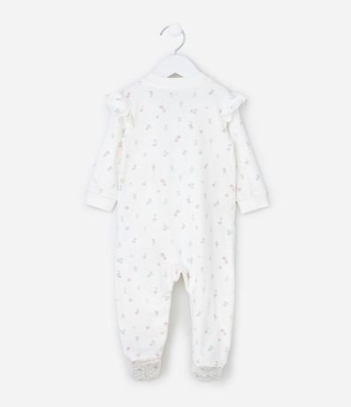 Interito Infantil en Plush con Estampa Floral Liberty - Talle 0 a 18 Meses 3