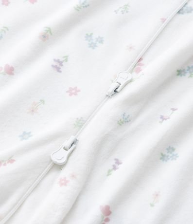 Interito Infantil en Plush con Estampa Floral Liberty - Talle 0 a 18 Meses 5