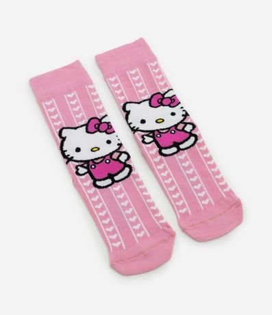 Media Caña Larga en Algodón con Estampa Hello Kitty 4