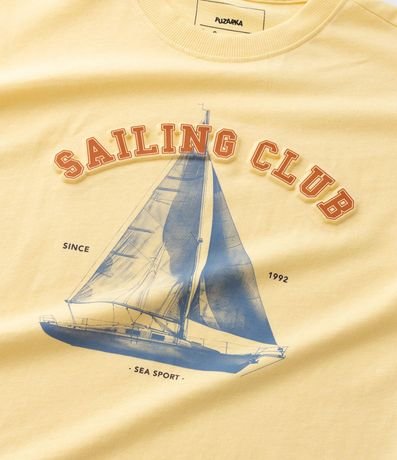 Remera Infantil Regular con Estampa de Barco Sailing Club - Talle 5 a 14 años 7