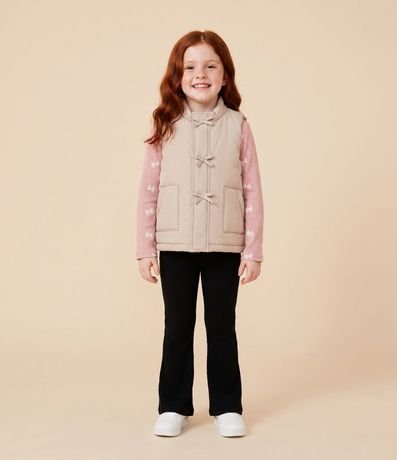 Chaleco Infantil con Moñitas Delanteros – Talle 1 a 5/6 años