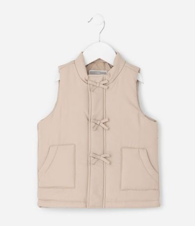 Chaleco Infantil con Moñitas Delanteros – Talle 1 a 5/6 años