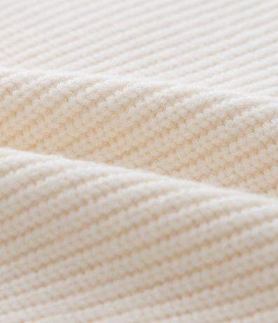 Campera Infantil en Efecto Punto con Volado en el Cuello y Bordado – Talle 1 a 5/6 años 4