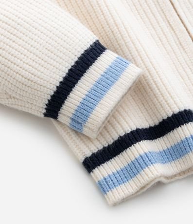 Campera Infantil en Efecto Punto con Volado en el Cuello y Bordado – Talle 1 a 5/6 años 5