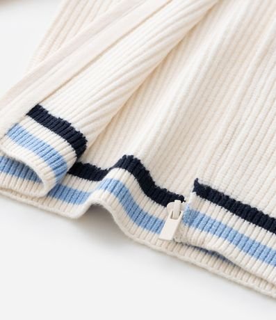 Campera Infantil en Efecto Punto con Volado en el Cuello y Bordado – Talle 1 a 5/6 años 6