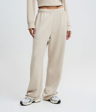 Pantalón Recto en Modal con Lazo 2