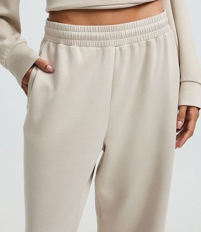 Pantalón Recto en Modal con Lazo 3