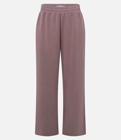 Pantalón Recto en Modal con Lazo 3