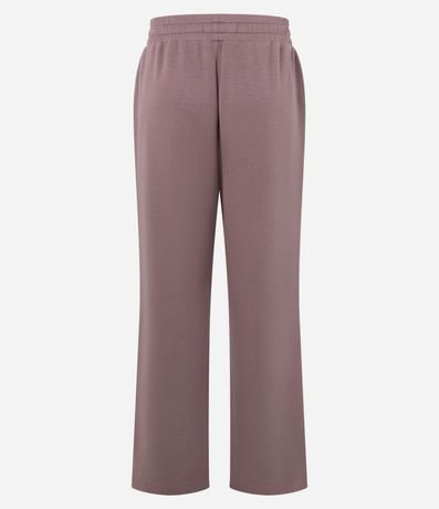 Pantalón Recto en Modal con Lazo 5