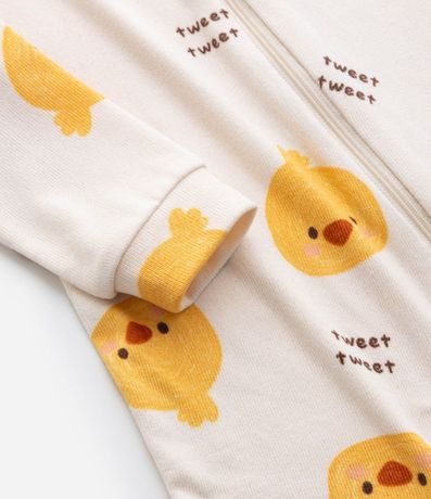 Enterito Infantil en Punto con Estampado de Pollito – Talle RN a 18 Meses 7