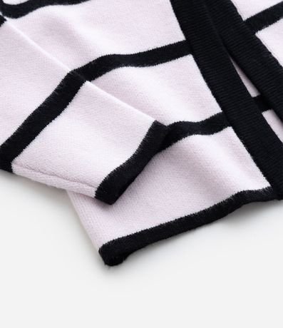 Suéter Infantil en Efecto Punto con Rayas y Moñitas Delanteras – Talle 1 a 5/6 años 4