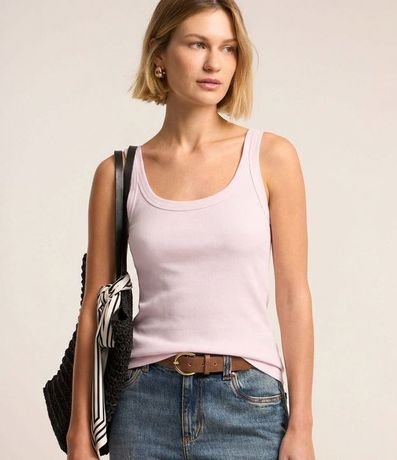 Blusa Musculosa en Rib