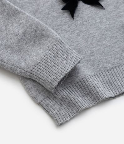 Suéter Infantil con Moñitas Aplicadas – Talle 1 a 5/6 4