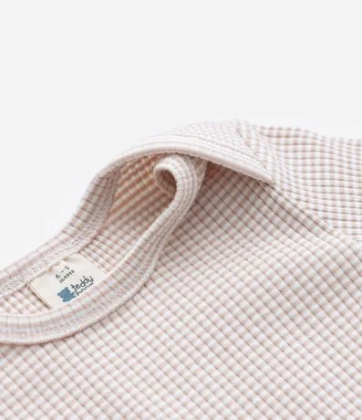 Body Infantil Canelado con Cuello Americano – Talle RN a 18 Meses 6