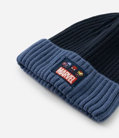 Gorro Infantil en Efecto Punto con Patch Marvel Mini Heróis – Talle U 2