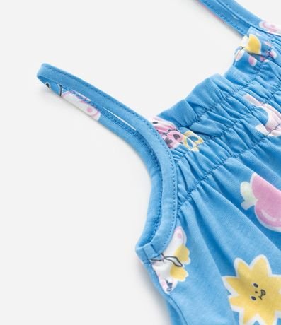 Vestido Infantil en Algodón con Estampado de Frutas - Talle 1 a 6 años 4