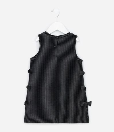 Vestido Infantil en Jacquard con Moñitas Laterales – Talle 1 a 6 años 3