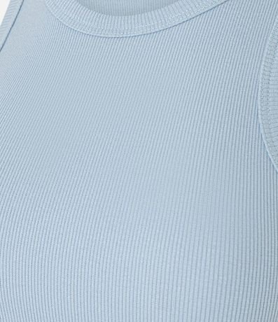 Blusa Musculosa Básica en Rib con Ligera Textura 5