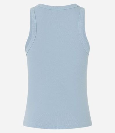 Blusa Musculosa Básica en Rib con Ligera Textura 6