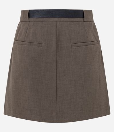 Short Pollera Reto con Cinturón y Alfaiatado 6