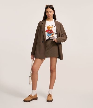 Short Pollera Reto con Cinturón y Alfaiatado 1