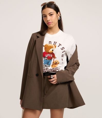 Short Pollera Reto con Cinturón y Alfaiatado 2