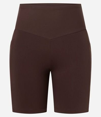 Bermuda Deportiva en Poliamida con Cintura Ancha