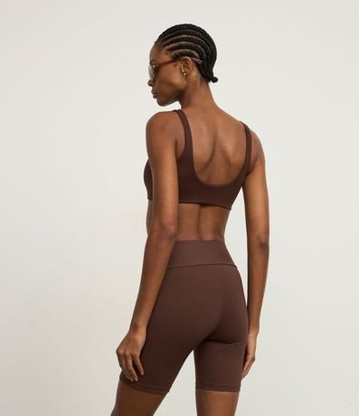 Bermuda Deportiva en Poliamida con Cintura Ancha 4