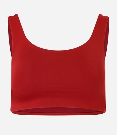 Top Deportivo en Poliamida sin Copa y con Escote Redondo