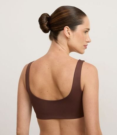 Top Deportivo en Poliamida sin Copa y con Escote Redondo 3