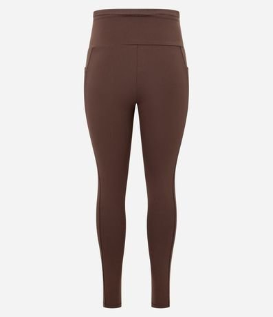 Pantalón Legging Deportivo en Poliamida con Cintura Texturizado 2