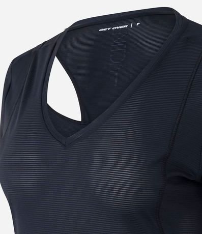 Remera Deportiva en Poliamida con Recorte en la Espalda 5