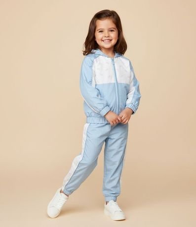 Pantalón Infantil Wide Leg en Microfibra con Recorte Lateral - Talle 1 A 6 años