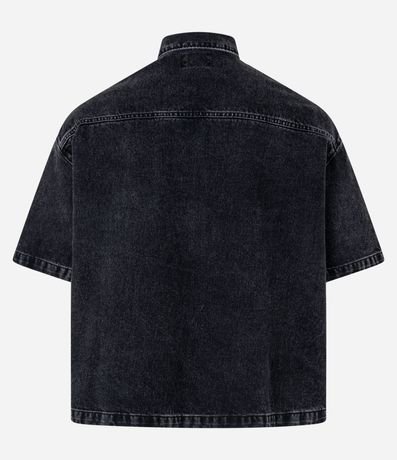 Camisa Boxy en Jeans con Bolsillos Marmorlada 7