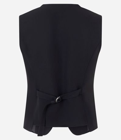 Chaleco Slim Sastre con Escote V y Botones 7