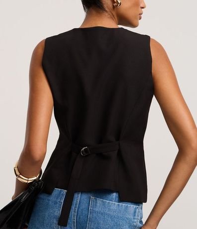 Chaleco Slim Sastre con Escote V y Botones 4