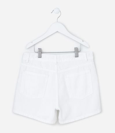Short Infantil Regular en Jeans con Bordado de Estrellas - Talle 5 a 14 años 2