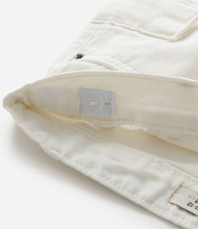 Short Pollera Infantil en Sarga con Bolsillo Cargo - Talle 5 a 14 años 3