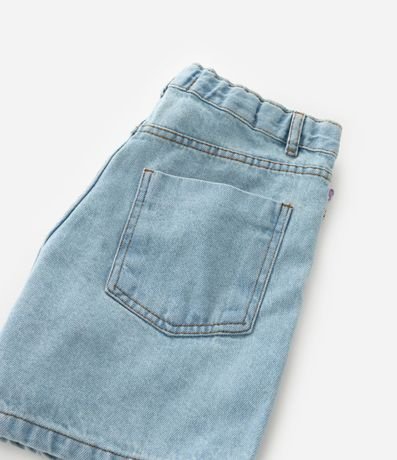 Bermuda Infantil en Jeans con Cadena - Talle 7 a 14 años 5