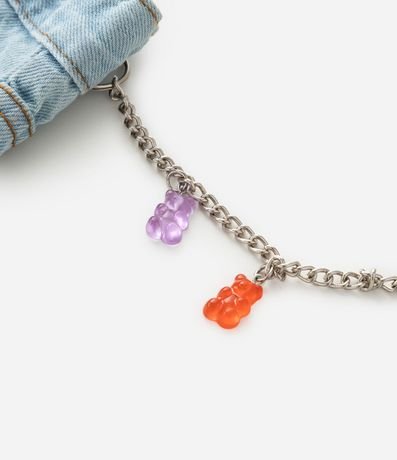 Bermuda Infantil en Jeans con Cadena - Talle 7 a 14 años 7