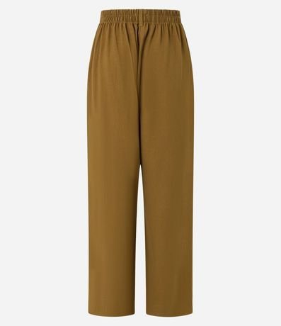Pantalón Wide Leg Sastrería en Viscosa con Rayas contrastantes 6