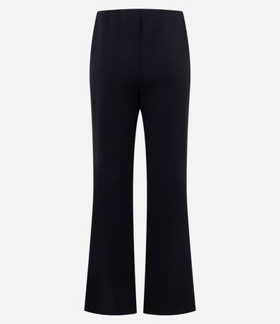 Pantalón Flare en Punto Roma con Cintura Incorporada 5