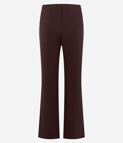 Pantalón Flare en Punto Roma con Cintura Incorporada 5